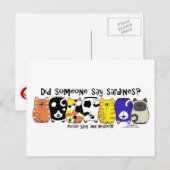 イワシ猫 ポストカード (正面/裏面)