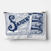 イワシ缶詰魚漁師コア アクセサリーポーチ (裏面)