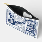 イワシ缶詰魚漁師コア アクセサリーポーチ (見開き)