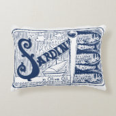 イワシ缶魚釣り人の美学 アクセントクッション (正面)