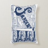 イワシ缶魚釣り人の美学 アクセントクッション (正面(垂直))