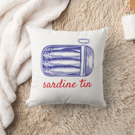 イワシ缶 クッション (ブランケット)