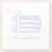 イワシ錫 ガラスコースター (裏面)