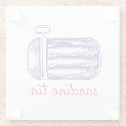 イワシ錫 ガラスコースター (裏面)