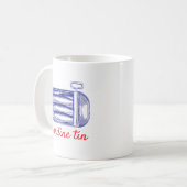 イワシ錫 コーヒーマグカップ (正面左)