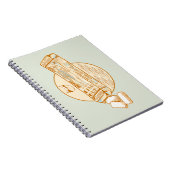 イワシ風味のチューインガムおもしろい魚 ノートブック (右側)