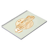 イワシ風味のチューインガムおもしろい魚 ノートブック (左側)