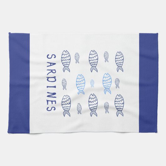 イワシ キッチンタオル (横)