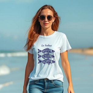イワシ – ブルーハワイアン Tシャツ