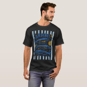イワシ 缶詰めの魚 レトロな夏 Tシャツ (正面フル)