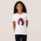 イワトビペンギンのキャラクター Tシャツ (正面フル)