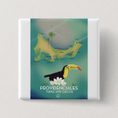 イワナ目 缶バッジ (正面)