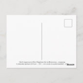 イワノフによるマリア・マグダレネへのキリストの登場 ポストカード (裏面)