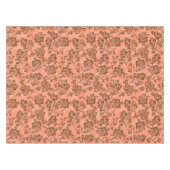 イワラニヴィンテージハワイアンパパイヤフローラ テーブルクロス (正面(横))