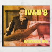 イワンのソーセージIPAラベル ビールラベル (シングルラベル)