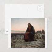 イワン・クラムスコイ – ワイルダネスのキリスト – ファインアート ポストカード (正面/裏面)