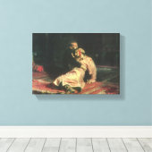 イワン・ザ・恐ろしい男とその息子 キャンバスプリント (インサイチュ (ウッドフロア))