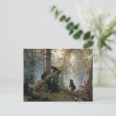 イワン・シシキン 朝の松林 ポストカード (スタンド正面)