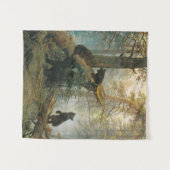 イワン・シーシキン – 朝松の森(1889) タペストリー (正面(横))