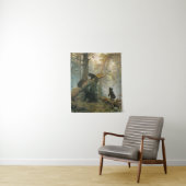 イワン・シーシキン – 朝松の森(1889) タペストリー (インサイチュ)