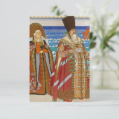 イワン·ビリビン『ツァルサルタンとババリカ』 サンキューカード (スタンド正面)