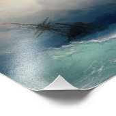 イワンAivazovsky - Ship On Stormy Sea フォトプリント (角)