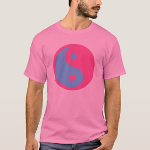 インおよびヤンのトランス・ジェンダーの記号 Tシャツ
