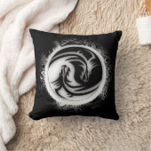 インとヤンアジアドラゴン クッション (ブランケット)