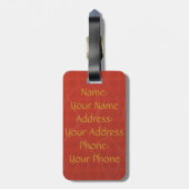 インとヤンザコイラゲージタグ ラゲッジタグ (裏面縦)