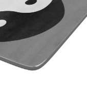 インとヤンシンボル(道教中国の太二) カッティングボード (角)