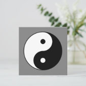 インとヤンシンボル(道教中国の太二) カード (スタンド正面)