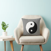 インとヤンシンボル(道教中国の太二) クッション (椅子)
