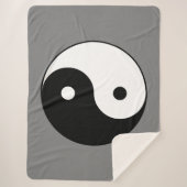 インとヤンシンボル(道教中国の太二) シェルパブランケット (正面)