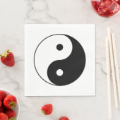 インとヤンシンボル(道教中国の太二) スタンダードランチョンナプキン (インサイチュ)