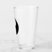 インとヤンシンボル(道教中国の太二) タンブラーグラス (左)