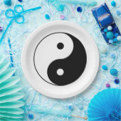 インとヤンシンボル(道教中国の太二) ペーパープレート (パーティー)