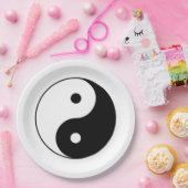 インとヤンシンボル(道教中国の太二) ペーパープレート (パーティー)