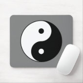 インとヤンシンボル(道教中国の太二) マウスパッド (マウス)