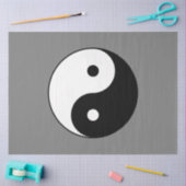 インとヤンシンボル(道教中国の太二) 薄葉紙 (クラフト)