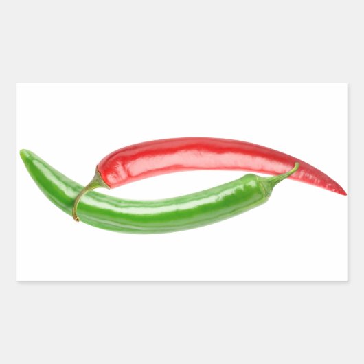 インとヤンチリペッパー 長方形シール (正面)