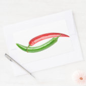 インとヤンチリペッパー 長方形シール (封筒)