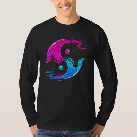 インとヤンチーコンタイチー合成波融合ワート Tシャツ (正面)