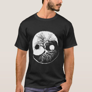 インとヤンツリーバランス仏教自然ライフGIF Tシャツ