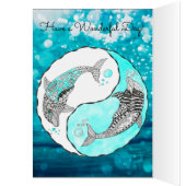 インとヤンドルフィンサンキューグリーティングカード (内側 (左))