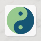 インとヤンバランスホリスティックウェルネスセラピー スクエア名刺 (正面)