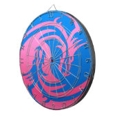 インとヤンピンクとブルードラゴン ダーツボード (正面右)