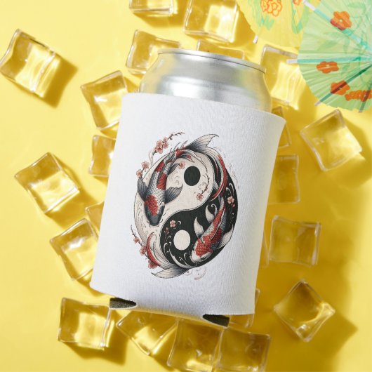 インとヤン日本のコイ魚 缶クーラー (インサイチュ 夏)