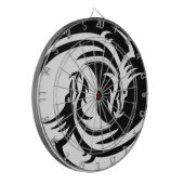 インとヤン白と黒の龍 ダーツボード (正面左)