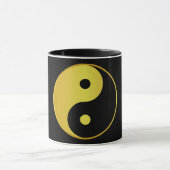 インとヤン記号 |金ゴールドアジア哲学zen マグカップ (中央)
