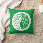 インとヤン輪に日本のイチョウを抱く クッション (ブランケット)